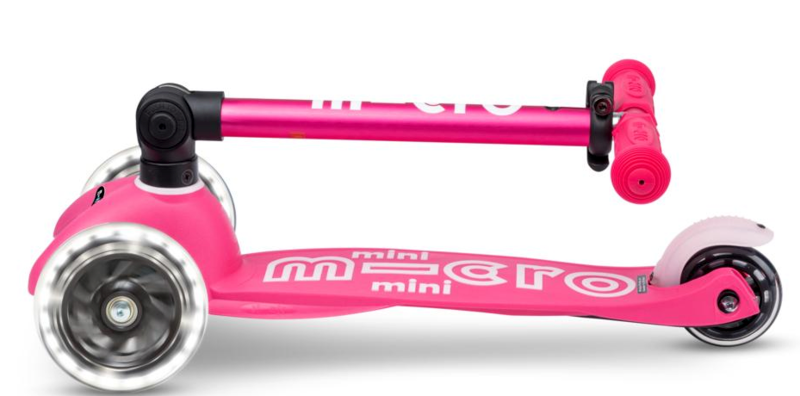 MICRO MINI DELUXE PLEGABLE LED ROSA