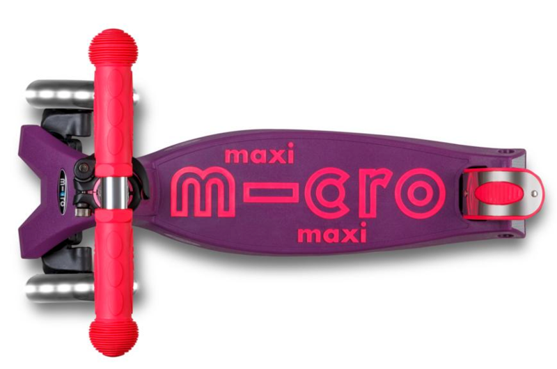 MICRO MAXI DELUXE PLEGABLE NEON LED LILA-ROSA