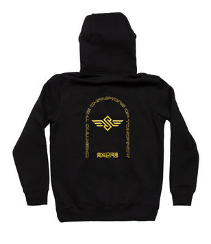 JERSEY SWINGS RACING HOODIE  BLACK