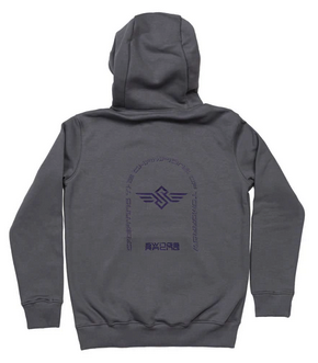 JERSEY SWINGS RACING HOODIE GREY