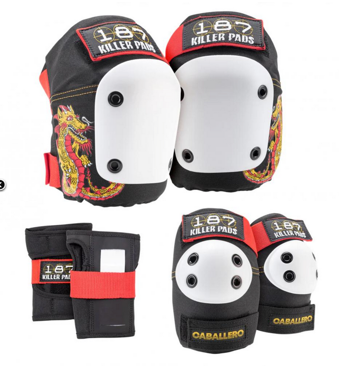 PACK DE PROTECCIONES  187 KILLER   STEVE CABALLERO