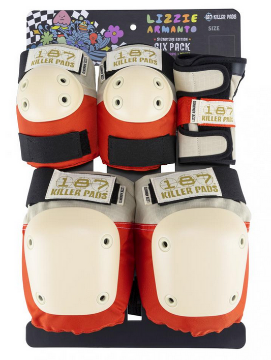 PROTECCIONES 187 KILLER PADS ADULT SIX PACK SET LIZZIE