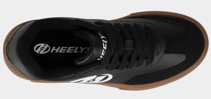 HEELYS GOLEEH BLACK/WHITE/GUN