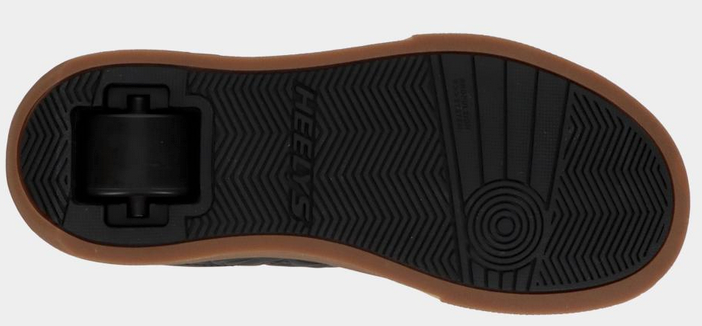 HEELYS GOLEEH BLACK/WHITE/GUN