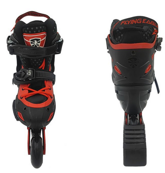 FLYING EAGLE S9 NEGRO - ROJO